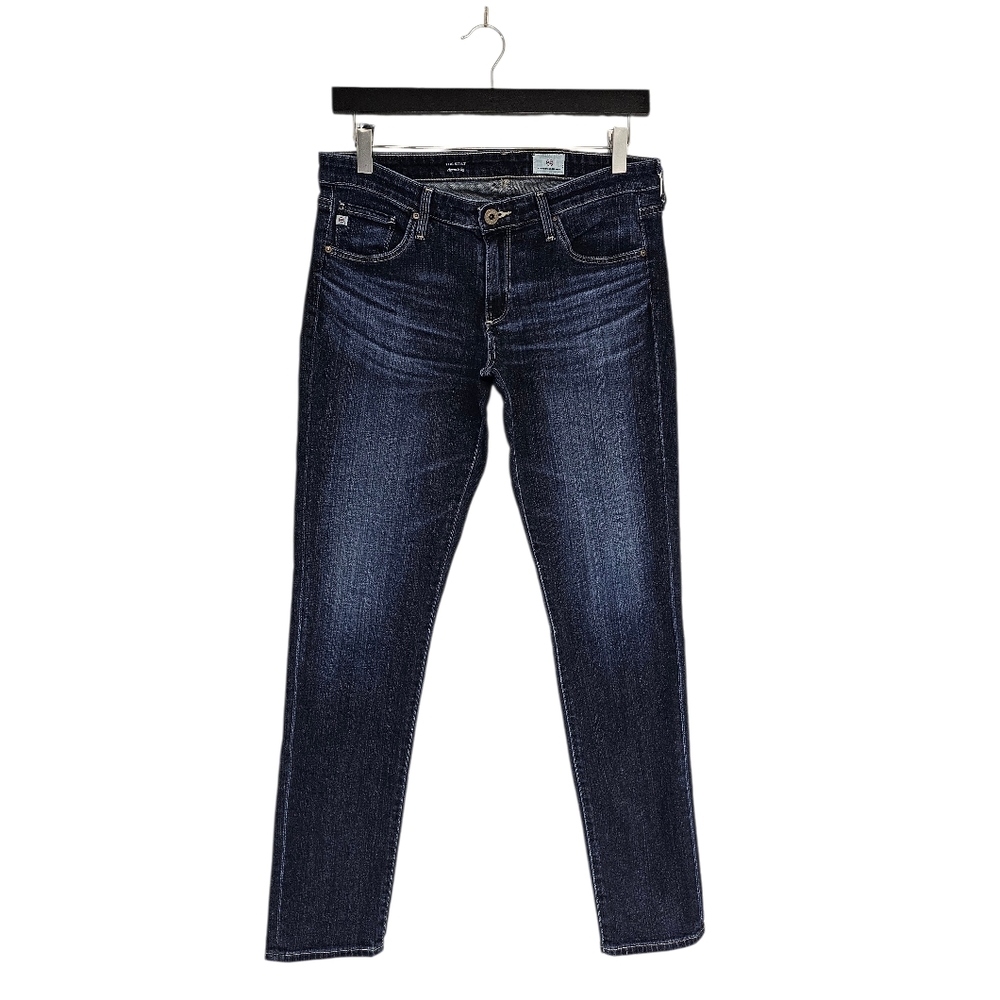 Ag Adriano Goldschmied The Stilt Cigarette Straight Leg Blue Jeans 29 Preowned